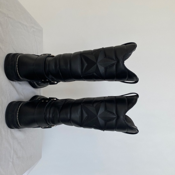 Chanel Quilted Leather Star Harness Biker Boot - Picture 3 of 7